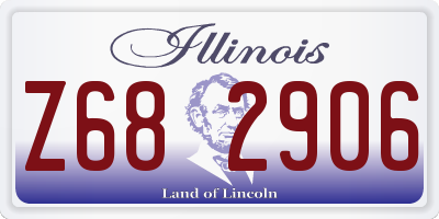 IL license plate Z682906