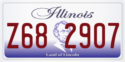IL license plate Z682907