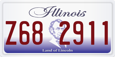 IL license plate Z682911