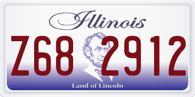 IL license plate Z682912