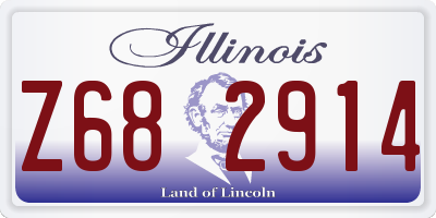 IL license plate Z682914