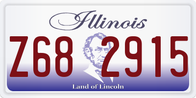 IL license plate Z682915