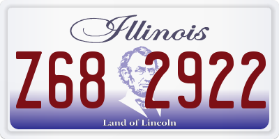 IL license plate Z682922