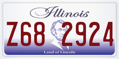 IL license plate Z682924