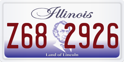 IL license plate Z682926