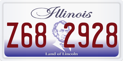 IL license plate Z682928
