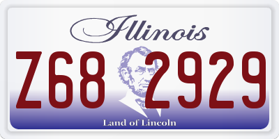 IL license plate Z682929