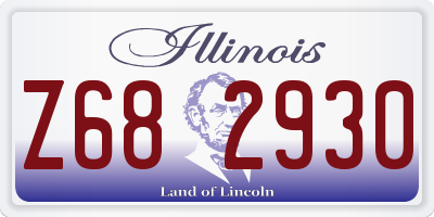 IL license plate Z682930