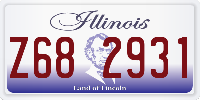 IL license plate Z682931