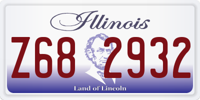 IL license plate Z682932