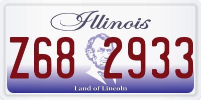 IL license plate Z682933