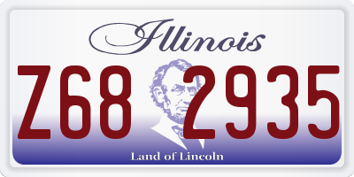 IL license plate Z682935