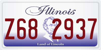 IL license plate Z682937