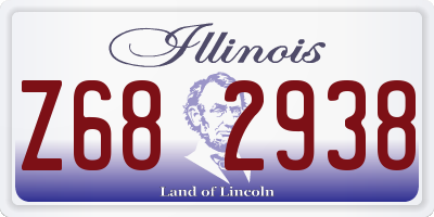 IL license plate Z682938
