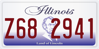 IL license plate Z682941