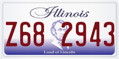 IL license plate Z682943