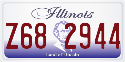 IL license plate Z682944