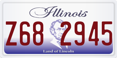 IL license plate Z682945