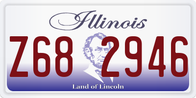 IL license plate Z682946
