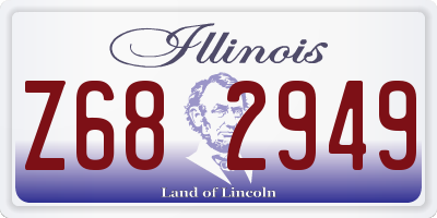 IL license plate Z682949