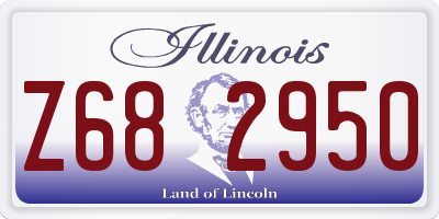IL license plate Z682950