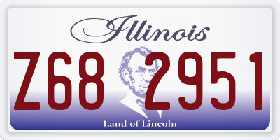 IL license plate Z682951