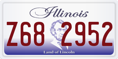 IL license plate Z682952