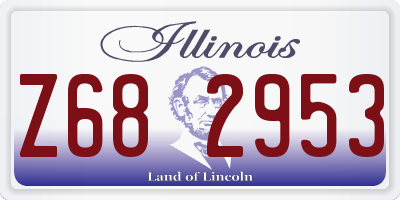 IL license plate Z682953