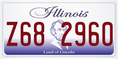 IL license plate Z682960