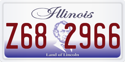 IL license plate Z682966