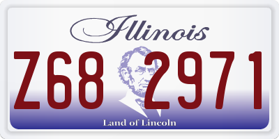 IL license plate Z682971