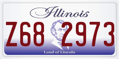 IL license plate Z682973