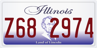 IL license plate Z682974