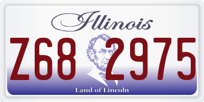 IL license plate Z682975