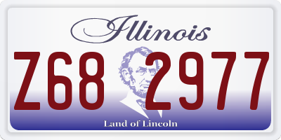 IL license plate Z682977