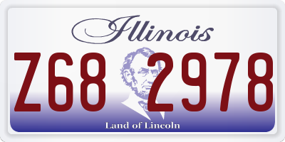 IL license plate Z682978