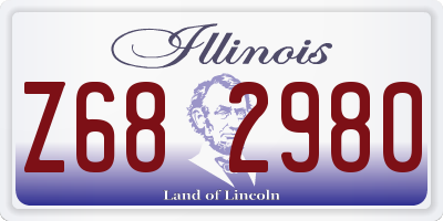 IL license plate Z682980