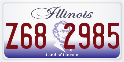 IL license plate Z682985