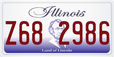 IL license plate Z682986