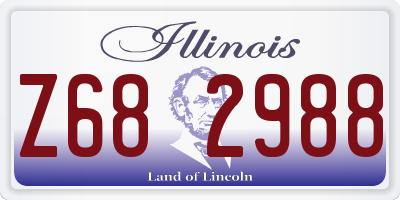 IL license plate Z682988