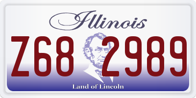 IL license plate Z682989