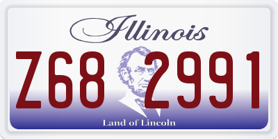 IL license plate Z682991
