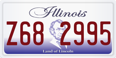 IL license plate Z682995