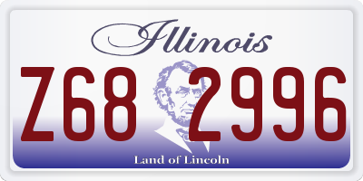 IL license plate Z682996