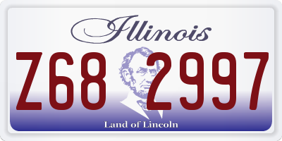 IL license plate Z682997