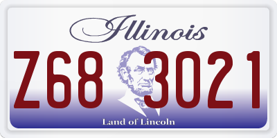 IL license plate Z683021