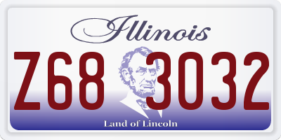 IL license plate Z683032