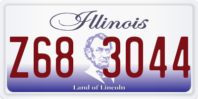 IL license plate Z683044