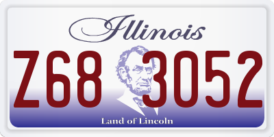 IL license plate Z683052