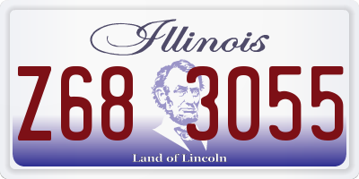IL license plate Z683055